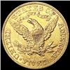 Image 2 : 1885 $5 Gold Half Eagle UNCIRCULATED