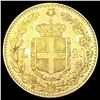 Image 2 : 1882 Italy .1867oz Gold 20 Lire UNCIRCULATED