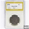 Image 1 : 1798 Draped Bust Large Cent PGA XF45 Type 1
