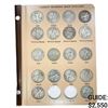 Image 1 : 1916-1947 Lib walk 1/2 dollar book (62 coins)