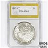 Image 1 : 1882-CC Morgan Silver Dollar PGA MS63