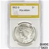 Image 1 : 1922-D Silver Peace Dollar PGA MS64+