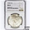 Image 1 : 1928-S Silver Peace Dollar NGC MS61