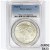 Image 1 : 1923-D Silver Peace Dollar PCGS MS63