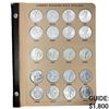 Image 1 : 1941-1947 Lib Walk Half Dollar Book (20 coins)