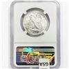 Image 2 : 1945 Walking Liberty Half Dollar NGC MS65