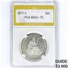 Image 1 : 1877-S Seated Liberty Half Dollar PGA MS63+ PL