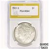 Image 1 : 1921-S Morgan Silver Dollar PGA MS64