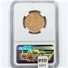 Image 2 : 1808 10 Cash 4.7g  India NGC Shipwreck