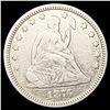Image 1 : 1876-CC Seated Liberty Quarter LIGHTLY CIRCULATED