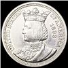 Image 1 : 1893 Isabella Silver Quarter UNCIRCULATED