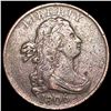 Image 1 : 1806 Sm 6 No Stars Draped Bust Half Cent LIGHTLY C