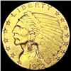 Image 1 : 1912 $2.50 Gold Quarter Eagle CLOSELY UNCIRCULATED