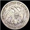 Image 2 : 1878-CC Seated Liberty Quarter NICELY CIRCULATED