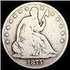 Image 1 : 1875-CC Seated Liberty Half Dollar NICELY CIRCULAT