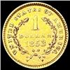 Image 2 : 1853 Rare Gold Dollar UNCIRCULATED