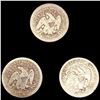 Image 2 : (3) Seated Liberty Quarters ((2) 1853, 1877-S) NIC