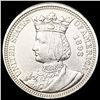 Image 1 : 1893 Isabella Silver Quarter UNCIRCULATED