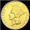 Image 1 : 1878 $3 Gold Piece CLOSELY UNCIRCULATED