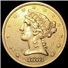 Image 1 : 1881-S $5 Gold Half Eagle CLOSELY UNCIRCULATED