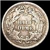 Image 2 : 1866 Seated Liberty Half Dime NEARLY UNCIRCULATED