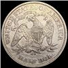 Image 2 : 1876-CC Seated Liberty Half Dollar CLOSELY UNCIRCU