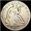 Image 1 : 1871 Seated Liberty Half Dollar NICELY CIRCULATED