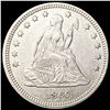 Image 1 : 1860 Seated Liberty Quarter UNCIRCULATED