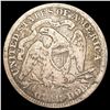 Image 2 : 1890 Seated Liberty Quarter NICELY CIRCULATED