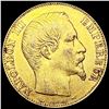 Image 1 : 1854-A France .1867oz Gold 20 Francs CLOSELY UNCIR