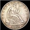 Image 1 : 1880 Seated Liberty Half Dollar NEARLY UNCIRCULATE
