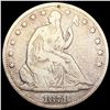 Image 1 : 1871-CC Seated Liberty Half Dollar LIGHTLY CIRCULA