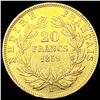 Image 2 : 1859-A France .1867oz Gold 20 Francs UNCIRCULATED