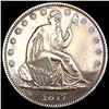 Image 1 : 1877-CC Seated Liberty Half Dollar CLOSELY UNCIRCU