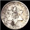 Image 1 : 1852 Silver Three Cent LIGHTLY CIRCULATED