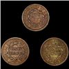 Image 2 : (3) Large Cents (1855 (2) 1856) LIGHTLY CIRCULATED