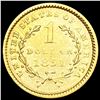 Image 2 : 1851 Rare Gold Dollar NEARLY UNCIRCULATED