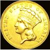 Image 1 : 1878 $3 Gold Piece UNCIRCULATED