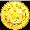 Image 2 : 1878 $3 Gold Piece UNCIRCULATED