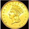 Image 1 : 1857-S Rare Gold Dollar UNCIRCULATED