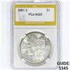 Image 1 : 1881-S Morgan Silver Dollar PGA MS65