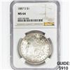 Image 1 : 1887-S Morgan Silver Dollar NGC MS64