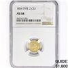 Image 1 : 1854 Rare Gold Dollar NGC AU58