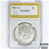 Image 1 : 1921-D Morgan Silver Dollar PGA MS64