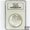 Image 1 : 1891-S Morgan Silver Dollar NGC MS63 VAM-3, Die 3
