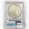 Image 2 : 1921 Morgan Silver Dollar ICG MS65
