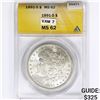 Image 1 : 1891-S Morgan Silver Dollar ANACS MS62 VAM-7