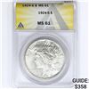 Image 1 : 1924-S Silver Peace Dollar ANACS MS61