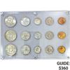 Image 1 : 1952 PDS US UNC Coin Set (15 Coins)