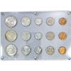 Image 2 : 1952 PDS US UNC Coin Set (15 Coins)